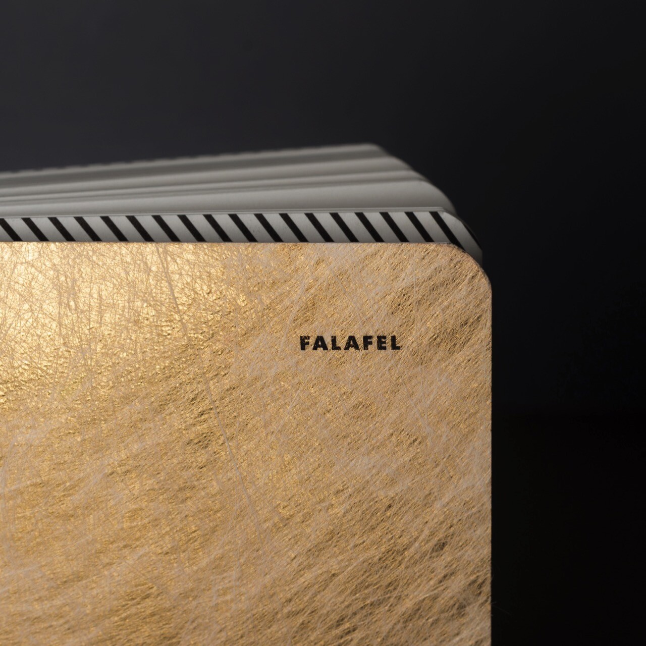 Блокнот в линейку Falafel Twist Gold A5