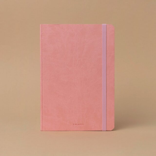 Блокнот в точку Falafel Pink A5