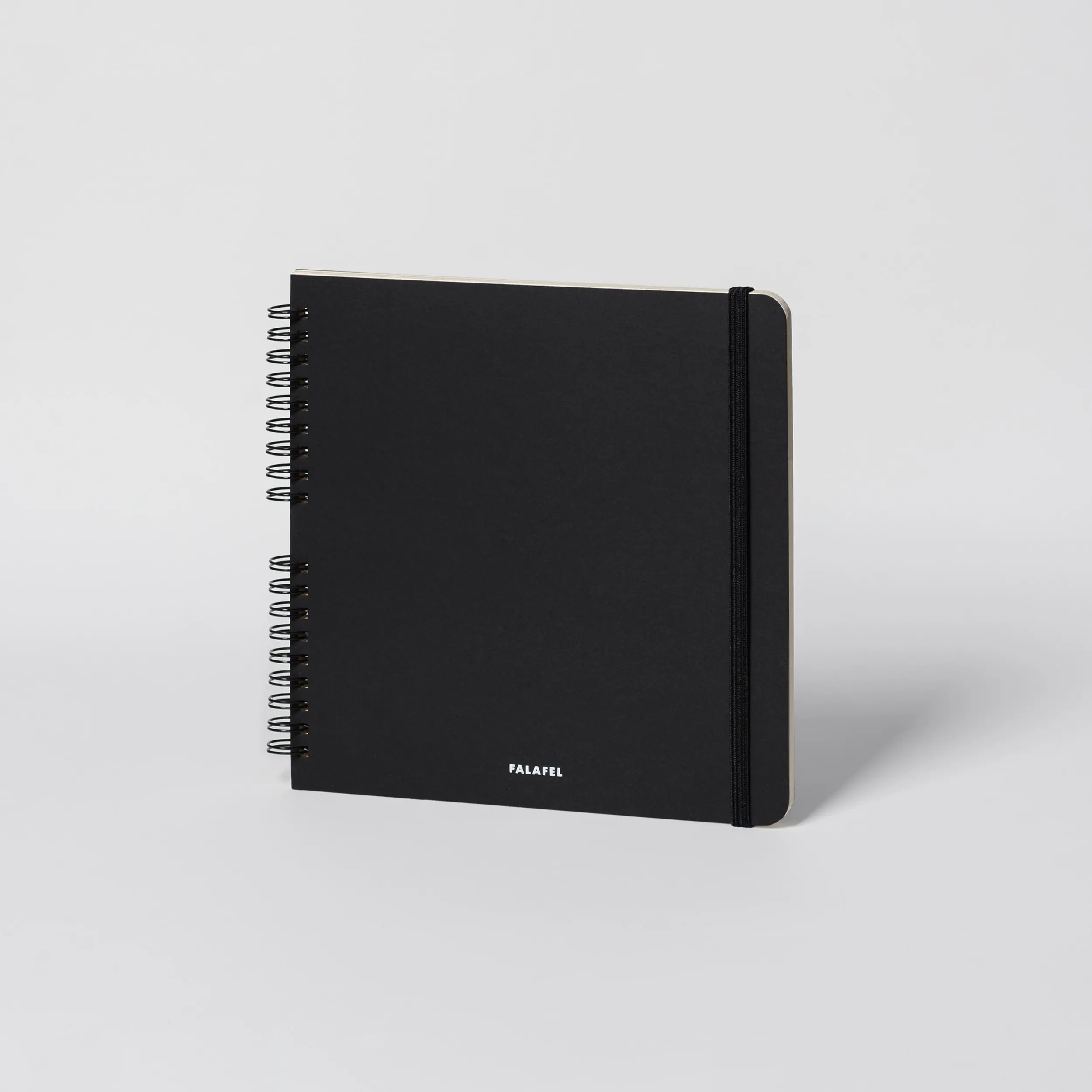 Скетчбук на пружине Falafel Black для акварели, 19×19 см, 200 г/м², 20л