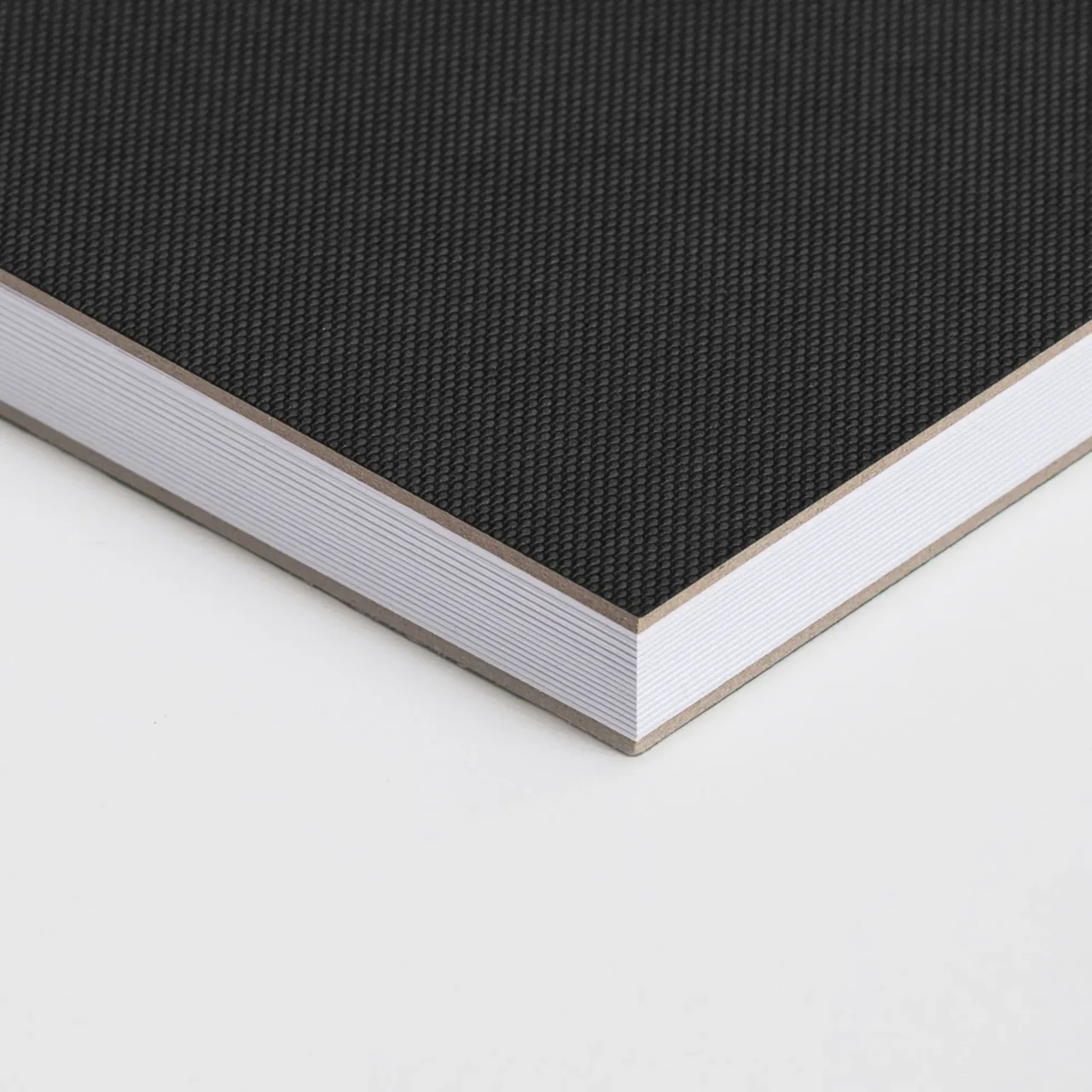 Скетчбук для рисования с открытым переплётом A5, 60 листов, 160 г/м², чёрный