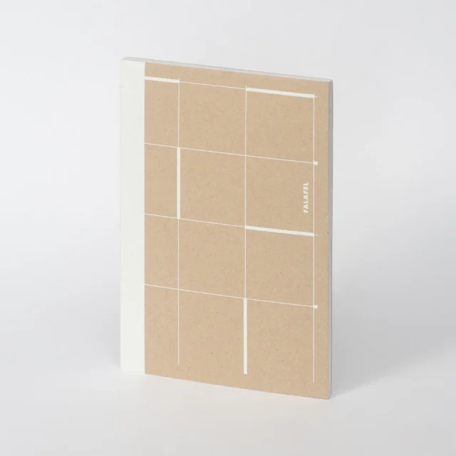 Еженедельник-планер недатированный Falafel Blank Squares A5, 112 страниц, 55 недель, цели, задачи и трекеры, стикеры