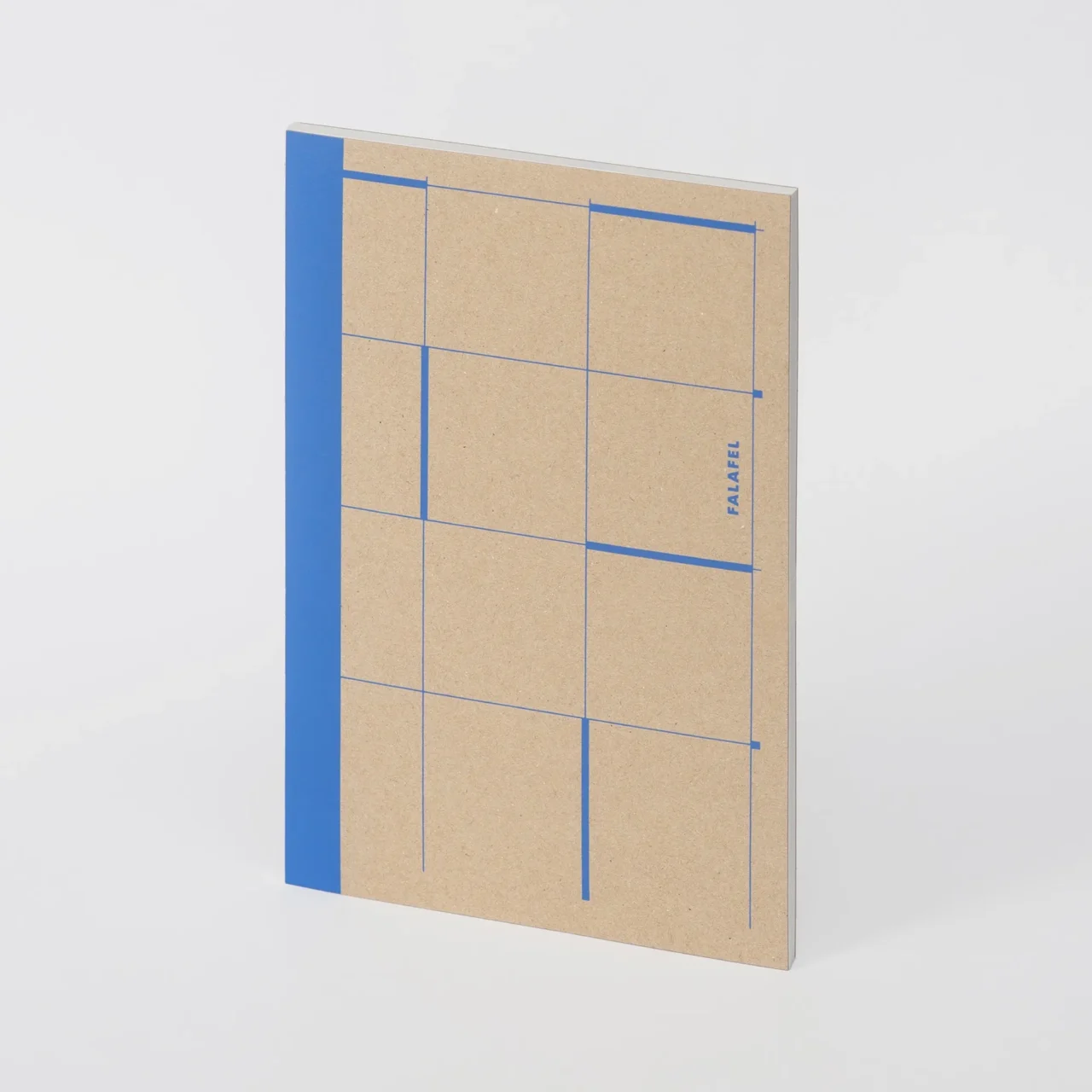 Еженедельник-планер недатированный Falafel Blue Squares A5, 112 страниц, 55 недель, цели, задачи и трекеры, стикеры