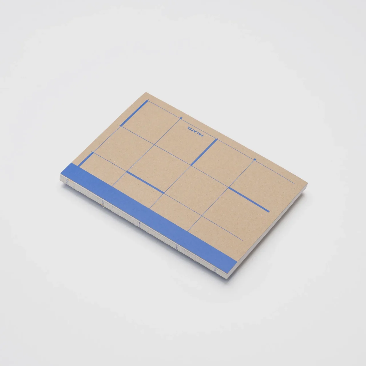 Еженедельник-планер недатированный Falafel Blue Squares A5, 112 страниц, 55 недель, цели, задачи и трекеры, стикеры — изображение 4