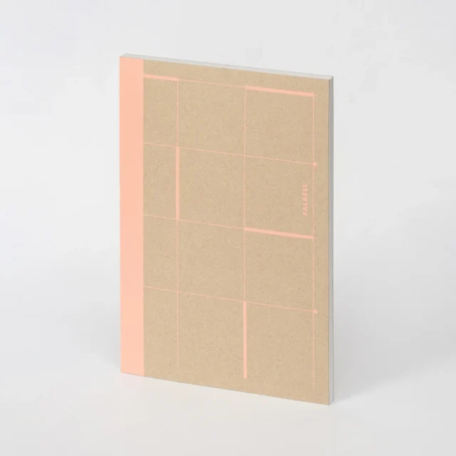 Еженедельник-планер недатированный Falafel Rose Squares A5, 112 страниц, 55 недель, цели, задачи и трекеры, стикеры